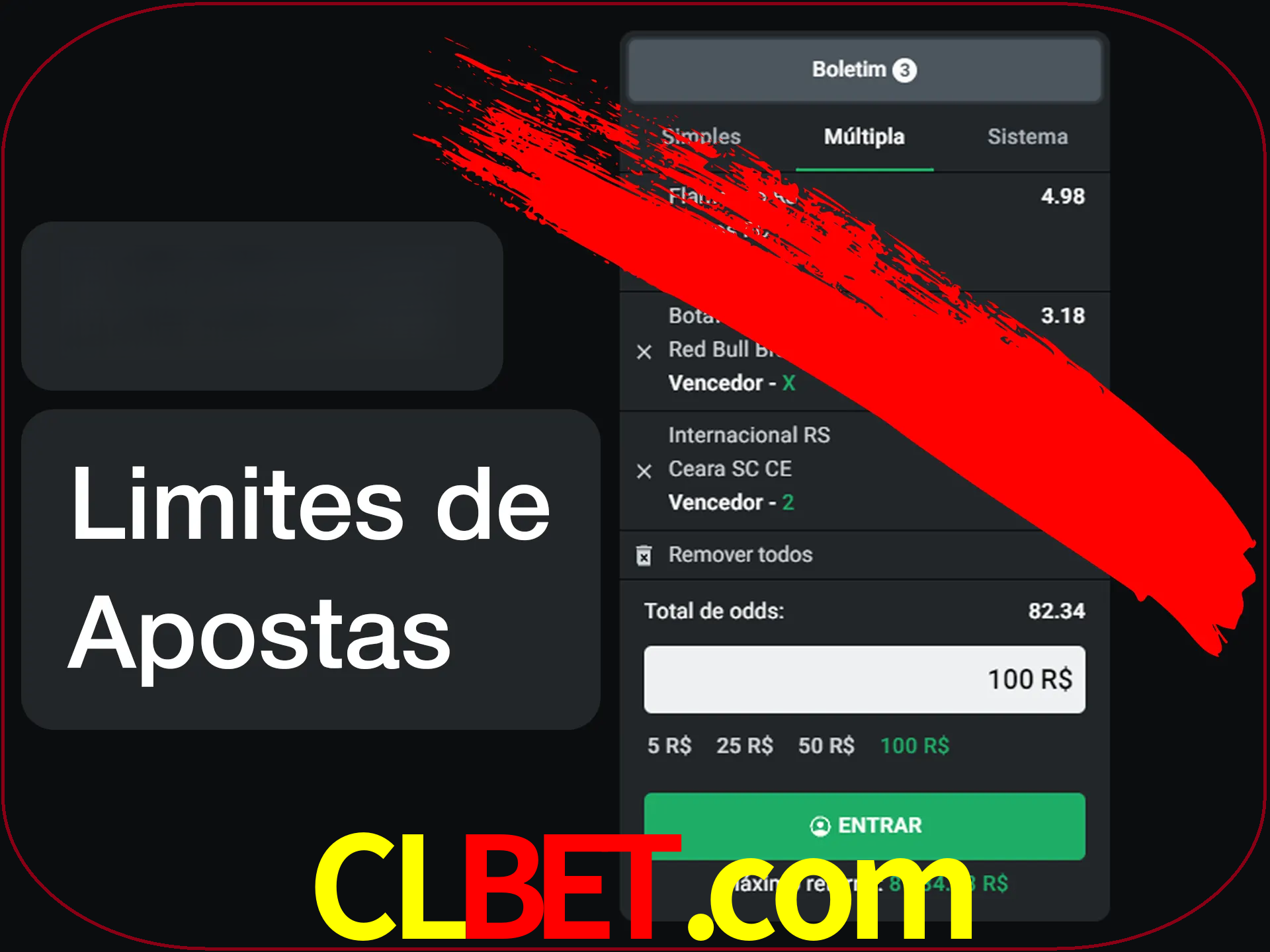 Não faça apostas loucas.